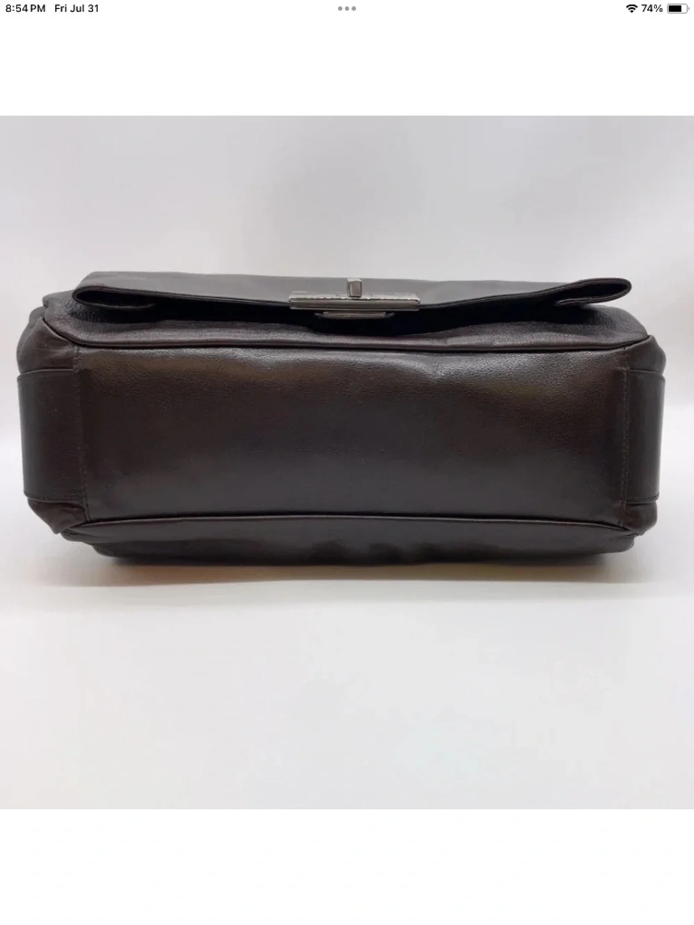 Celine “Watch Me Work” 2 way chain strap with lock and key leather bag